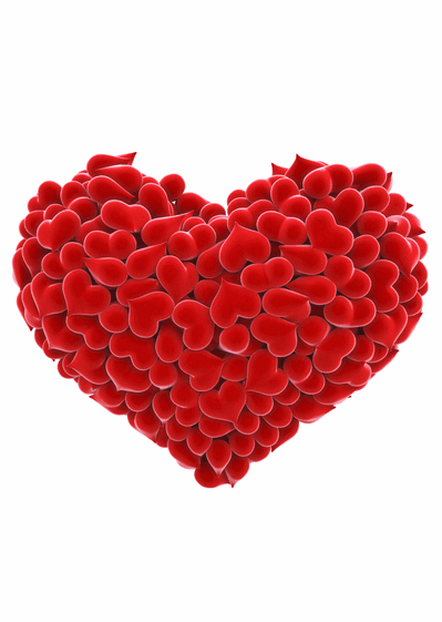 Carte Plein De Coeurs Dans Un Coeur : Envoyer une Carte 